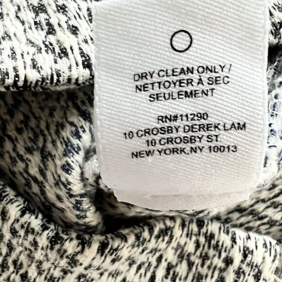 Derek Lam 10 Crosby Colorblock Tweed A-line Mini Skirt Academia Old Money Size 6 - Picture 9 of 9